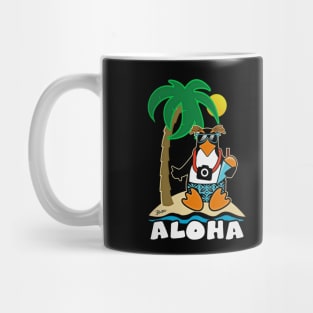 Aloha From The Hawaiian Penguin Mug
